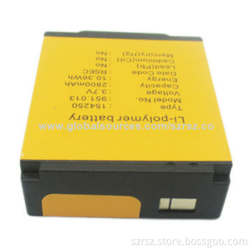 Lithium Polymer Battery Pack with 3.7V, 2,800mAh Capacity